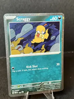 Pokemon TCG Scraggy Double Swirl Black Star Promo SVP186 Cosmos Holo (lot Of 20) - Image 3