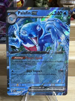Palafin Ex SVP 126 Black Star Promo Holo Pokemon - Image 1