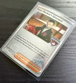 Team Rocket’s Giovanni 174/182 Pokemon TCG Regional Championship Promo - Image 1