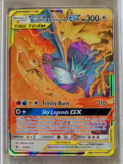 2019 Pokemon Sun & Moon Hidden Fates #44 Mltrs/Zpds/Artcn.Gx Hidden Fates PSA 10 - Image 3