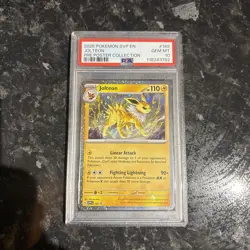 Pokemon Prismatic Evolutions Jolteon #169 Poster Collection Promo - PSA 10 - Image 1