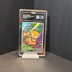 Pokemon Scraggy #136/086 White Flare Art Rare Holo TAG 10 Japanese 2025 - Image 2