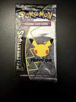 Pokemon Celebrations 25th Anniversary Set of 6 Booster Packs Sealed Unweighed - Image 3