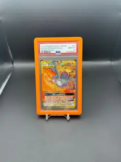 2019 POKEMON SUN & MOON HIDDEN FATES #44 MOLTRES & ZAPDOS & ARTICUNO GX PSA 10 - Image 1