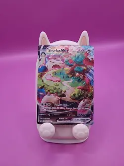 Pokemon TCG Snorlax VMAX 142/202 Sword & Shield Base Set READ DESCRIPTION - Image 2