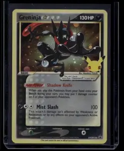 Pokemon TCG Greninja SWSH144 Sword & Shield Promo Gold Star NM A - Image 1
