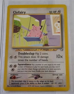 Pokemon TCG Clefairy Neo Genesis Set Uncommon #30/111 VERY Lightly Played - Image 1