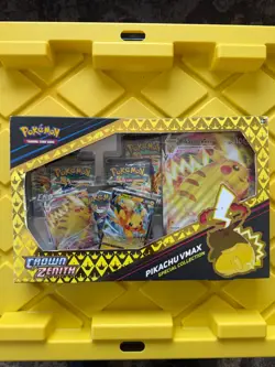 Pokemon TCG Crown Zenith Pikachu VMAX Special Collection Box Sealed - Image 1
