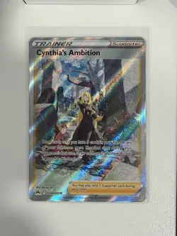 Pokemon TCG Cynthia's Ambition Crown Zenith Galarian Gallery GG60/GG70 NM - Image 1