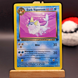 Dark Vaporeon - 45/82 - 1st Edition - Team Rocket - Pokemon Vintage - Image 1