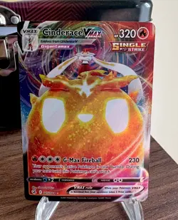 Pokemon TCG Cinderace VMAX 045/264 SWSH Fusion Strike - Image 1