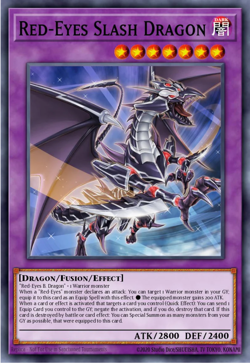 Yugioh! Red-Eyes Slash Dragon MP25-EN031 Mega Pack STARLIGHT Rare - Image 1