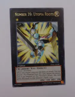 Number 39: Utopia Roots LVAL-EN048 (Rare, 1st Edition, Lightly Played / LP) - Image 1