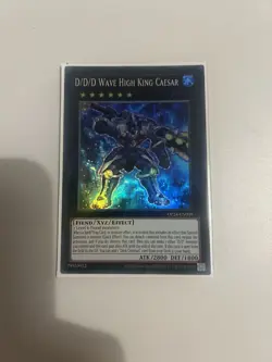 YUGIOH OP24-EN009 SUPER RARE D/D/D WAVE HIGH KING CAESAR - Image 1
