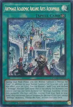 Artmage Academic Arcane Arts Acropolis - 1st Edition Duelist's Advance LP YuGiOh - Image 1