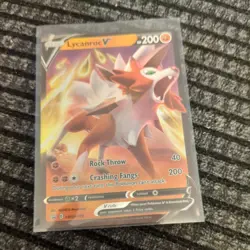 Lycanroc V Swsh199 Swsh: Sword & Shield Promo Cards Holo - Image 1