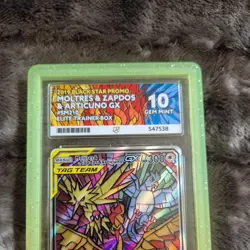 Moltres & Zapdos & Articuno GX SM210 Black Star Promo - Perfect Subs - Ace 10 - Image 3