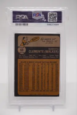 1973 Topps - Roberto Clemente #50 PSA 4 Pirates - Image 2