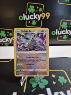 Pokemon Radiant Eevee - POGO SWSH230 - Black Star Promo - Near Mint Condition - Image 1