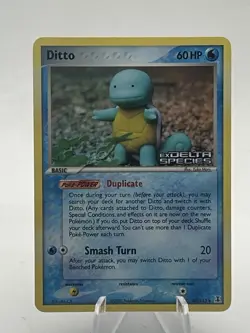 Pokemon Ditto Squirtle Delta Species Reverse Holo Card 40/113 LP - Image 1