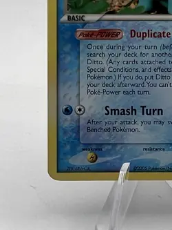 Pokemon Ditto Squirtle Delta Species Reverse Holo Card 40/113 LP - Image 4