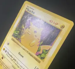 Pikachu (Red Cheeks) 058/102 Base Set (Shadowless) Regular - Pokemon Card - Image 3