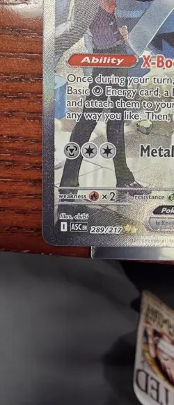 Steven’s Metagross Ex 289/217 Ascended Heroes SIR NM Pokemon Card TCG Pack Fresh - Image 5