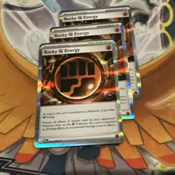 087/088 Rocky Fighting Energy : Rare Holo Card : Perfect Order : Pokemon TCG x3 - Image 1