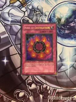 (SRH) YuGiOh • Ring of Destruction • PGD-000 • Holo 1st Edition • LP/MP - Image 1