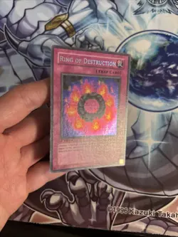 (SRH) YuGiOh • Ring of Destruction • PGD-000 • Holo 1st Edition • LP/MP - Image 3