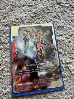 Gundam TCG Card Game GD03-039 Red Gundam R+ SP ALT Version GD04 English Version - Image 1