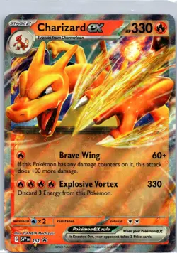 Charizard ex - 161 Promo SV: Scarlet & Violet Promo Cards 2023 LP - Image 1