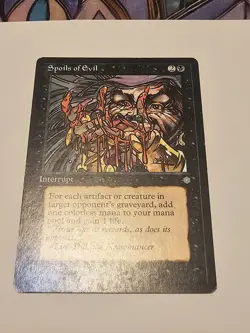 Spoils of Evil Ice Age MTG Magic The Gathering MP - Image 2