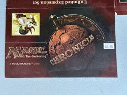 Magic The Gathering MTG Chronicles Empty Box 1995 - Image 1