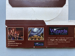 Magic The Gathering MTG Chronicles Empty Box 1995 - Image 4
