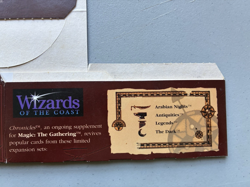 Magic The Gathering MTG Chronicles Empty Box 1995 - Image 5