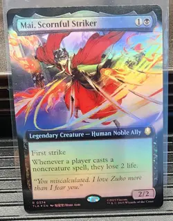 Mai, Scornful Striker - #374 Foil (Extended Art) Avatar: The Last Airbender- Mtg - Image 1