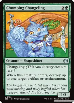 Chomping Changeling [ECL - 172] - NM [Foil] TCG MTG - Image 1