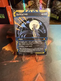 MTG Secrets of Strixhaven Force Of Will Borderless Mythic Mystical Archive 0019 - Image 1