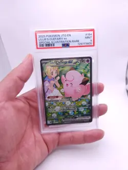 2025 POKEMON JTG SPECIAL ILLUSTRATION RARE #184 LILLIE'S CLEFAIRY EX PSA 9 - Image 1
