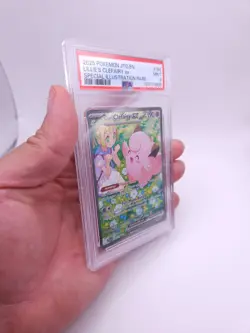 2025 POKEMON JTG SPECIAL ILLUSTRATION RARE #184 LILLIE'S CLEFAIRY EX PSA 9 - Image 3
