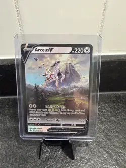 Pokemon Arceus V SWSH: Sword & Shield Promo Holo Card SWSH204 Basic 220 HP - Image 1