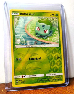 POKEMON BULBASAUR 1/73 REVERSE HOLO SHINING LEGENDS LP - Image 5