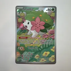 Shaymin - 185/182 (Pokemon TCG, Destined Rivals, English, Illustration Rare) - Image 1