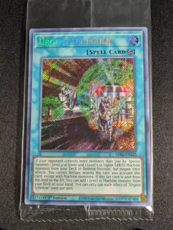 Yugioh - Urgent Schedule LDS2-EN125 1st Edition Secret Rare NM - Sealed - Image 1