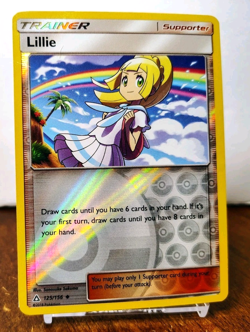POKEMON LILLIE 125/156 REVERSE HOLO TRAINER ULTRA PRISM HP-DMG - Image 1