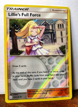 POKEMON LILLIE'S FULL FORCE 196/236 REVERSE HOLO COSMIC ECLIPSE LP - Image 1