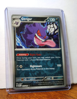 POKEMON GENGAR 057/091 REVERSE HOLO PALDEAN FATES LP - Image 5