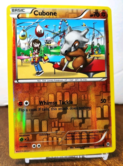 POKEMON CUBONE 77/162 REVERSE HOLO BREAKTHROUGH NM NEAR MINT - Image 1