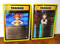 MISTY'S DETERMINATION 80/108 & BROCK'S GRIT 74/108 REVERSE HOLOS XY EVOLUTIONS - Image 1
